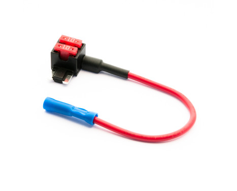 Mini portafusibles de perfil bajo con derivación (sin fusible mostrado)