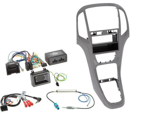 Consola central 2 DIN Opel Astra 2009-2020 Gris Titanio