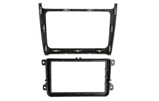 Marco 2 DIN Volkswagen Polo 2014-2017 negro piano, Imagen 2