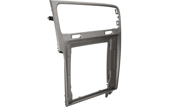 Panel 2 DIN 10" con compartimento portaobjetos VW Golf 2012-2020 Plata, Imagen 2
