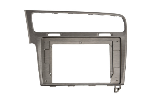 Panel 2 DIN 10" con compartimento portaobjetos VW Golf 2012-2020 Plata, Imagen 5