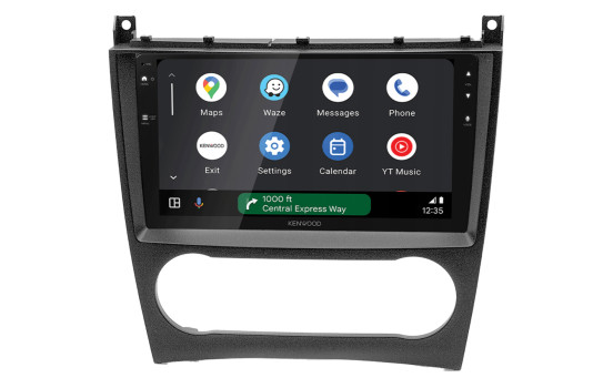 Panel 2-DIN de 9" Mercedes Clase C / CLC / CLK, Imagen 2