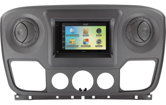 Panel 2 DIN Nissan NV400 - Opel Movano - Renault Master - Color: Negro, Imagen 2