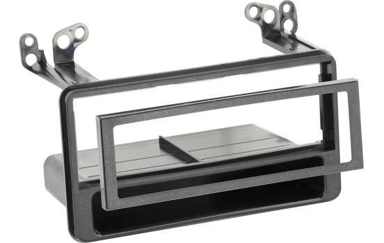 Panel negro 1 DIN con bandeja portaobjetos Toyota Avensis/ Celica/ MR2/ RAV4/ Yaris