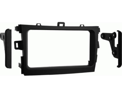 Panel radio 2 DIN Toyota Corolla/Verso(AR2)2009-2018 negro (METRA)