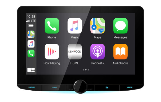 Kenwood DMX5623DABS - Pantalla flotante HD de 10" - CarPlay inalámbrico + Android Auto (incluye antena DAB), Imagen 7