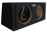 SISTEMA DE AUDIO: Doble caja vacía. Caja bass reflex con dos altavoces de 42 litros para dos altavoces de graves de 30 