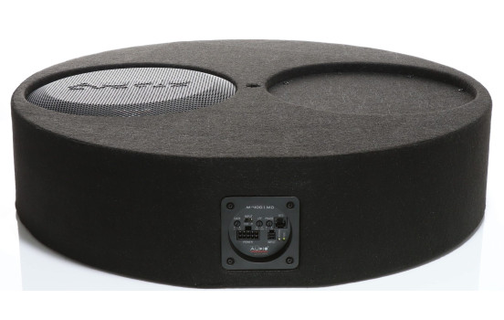 SUBCHASIS ACTIVO R-SERIES EVO Caja cerrada redonda de 14 litros con R 10 FLAT EVO3-D4 + M-400.1 MD, Imagen 3