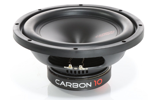 Subwoofer EFICIENTE Carbon Series de 250 mm y 4 ohmios, 350/250 vatios