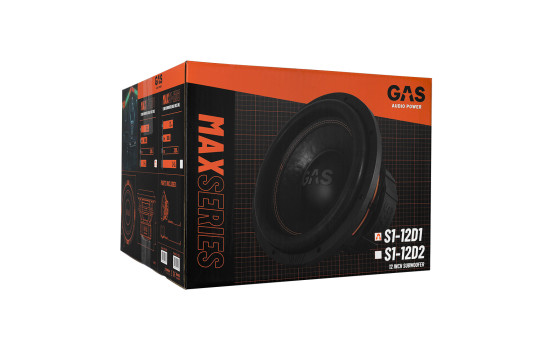 Subwoofer GAS MAX Nivel 1 12" 2x1 Ohm, Imagen 3