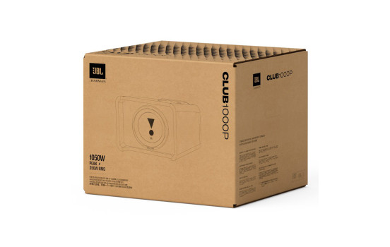 Subwoofer pasivo JBL Club 1000P de 10'' (boombox) con puerto bass reflex, Imagen 7