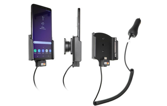 Soporte activo para Samsung Galaxy S9 Plus con cargador de 12/24 V