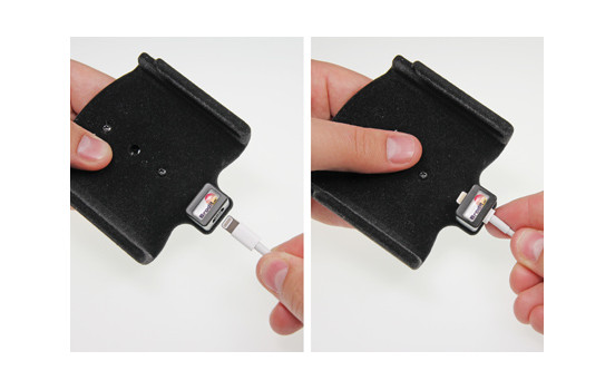 Soporte pasivo para Apple iPhone 6 Plus. Para cable Lightning de Apple a USB con enchufe Griffin USB 12/24 V., Imagen 5