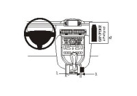 ProClip - Soporte de consola para Citroën C6 2007-2013