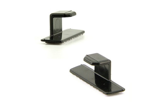 Clip autoadhesivo de plástico para colgar (modelo gancho)