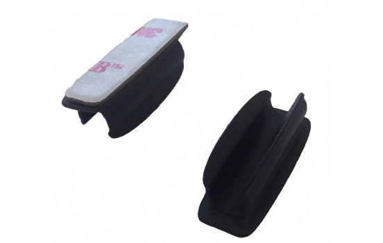 Clip autoadhesivo de plástico tumbado