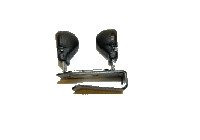 Clip de puerta metálico doble (335)