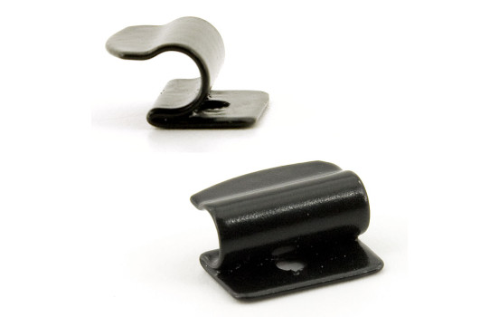 Clip metálico plano de 10 mm