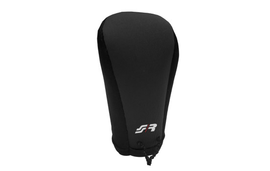 Cubierta de pomo de cambio Simoni Racing - Negra + logotipo SR