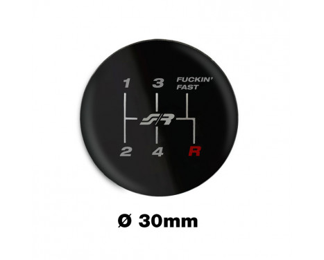 Patrón de cambio de la perilla de cambio Simoni Racing de 5 velocidades 'F-Fast'