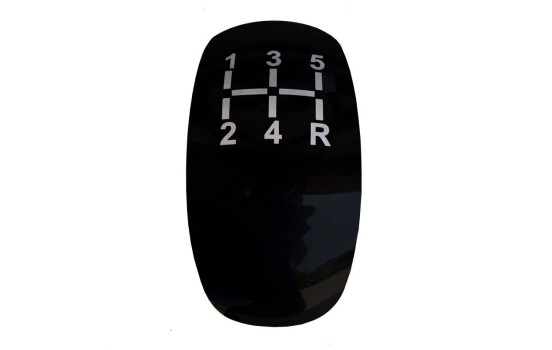 Pomo de cambio Simoni Racing de aluminio y cuero negro + 3 patrones de cambio, Imagen 4