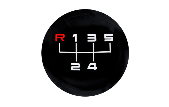 Pomo de cambio Simoni Racing Rev - Cuero negro + 3 patrones de cambio, Imagen 2