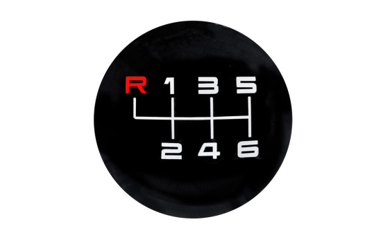 Pomo de cambio Simoni Racing Rev - Cuero negro + 3 patrones de cambio, Imagen 4