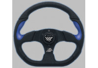 Volante deportivo Simoni Racing X2 Poly/Pelle 'Formula' 330 mm - Negro/Azul