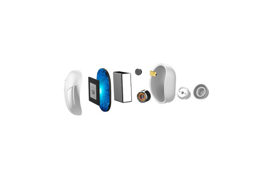 Auriculares Bluetooth Celly Flip1 blancos, Imagen 2