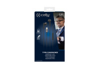 Auriculares estéreo Celly USB-C negros