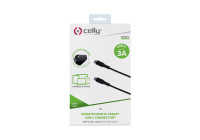 Cable USB-C Celly - USB-C negro