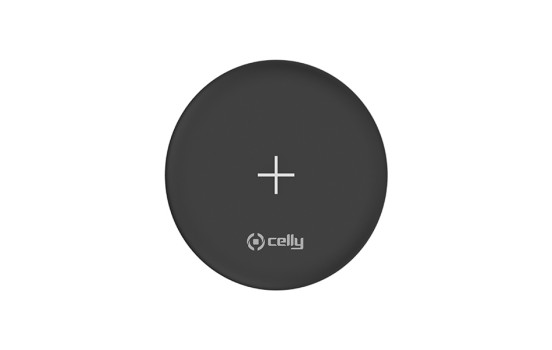 Cargador rápido inalámbrico Celly negro