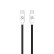 Celly USB-C > Cable USB-C trenzado de algodón 1,5 metros Negro, Miniatura 3