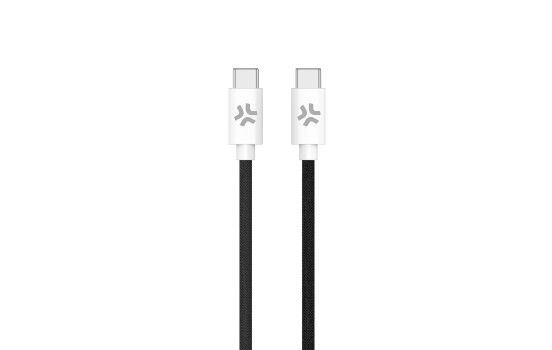 Celly USB-C > Cable USB-C trenzado de algodón 1,5 metros Negro, Imagen 3