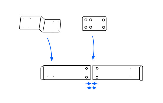 Pantalla Proclip VW ID. serie 12,9" o 15" 25- Montaje central, Imagen 2