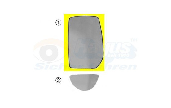 Spegelglas, ytterspegel HAGUS 1898837, bild 3