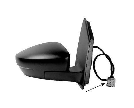 Backspegel höger elektrisk -11/09 Primer, Uppvärmd 5829828 Hagus