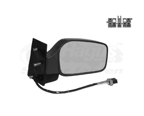 Backspegel höger elektrisk SVART, UPPVÄRMD 1759818 Hagus, bild 3