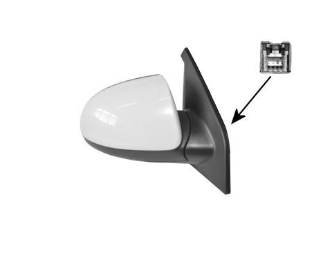 Backspegel HÖGER FULL Primer/ELEKTRISK/UPPVÄRMD 8313808 Hagus