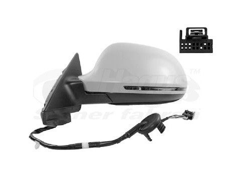 Backspegel vänster elektrisk Primär, Verw, Asf, 5 dörrar 8-polig 0334805 Hagus, bild 2