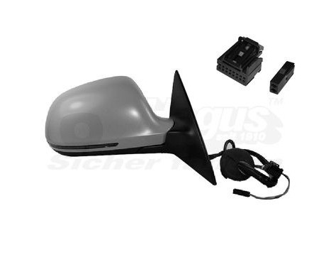 ELEKTRISK Backspegel HÖGER A6 från '08 he/fo/me/LAF/pr/16p 0341808 Hagus, bild 2