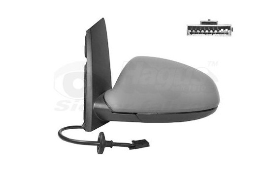ELEKTRISK Backspegel VÄNSTER Astra J fällbar / Uppvärmd / grundad / 7-polig 3749817 Hagus, bild 2