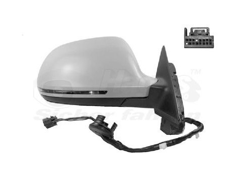 ELEKTRISK ytterspegel HÖGER A4 till och med 05/2009 [elektrisk infällbar] 0327818 Hagus, bild 2