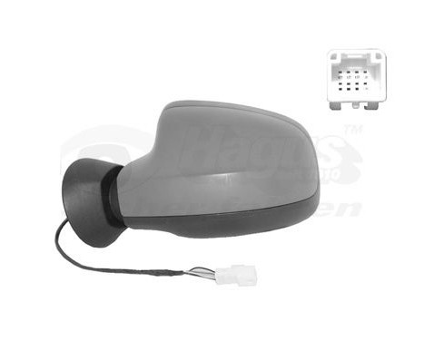 ELEKTRISK ytterspegel VÄNSTER Logan/Sandero från 2007 Heat.Pr 1516817 Hagus, bild 2