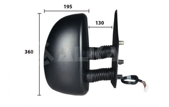 Höger ytterspegel komplett 9257961 Alkar