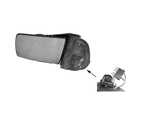 Ofullständig ytterspegel MERCEDES W210/140 3031853 Hagus