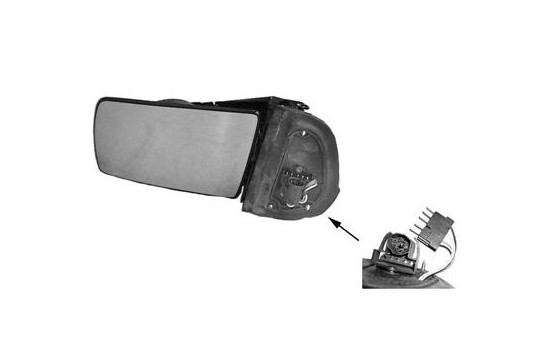 Ofullständig ytterspegel MERCEDES W210/140 3031853 Hagus