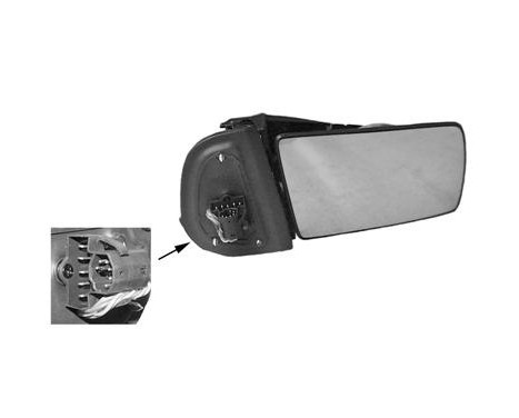 Ofullständig ytterspegel MERCEDES W210/140 3031856 Hagus