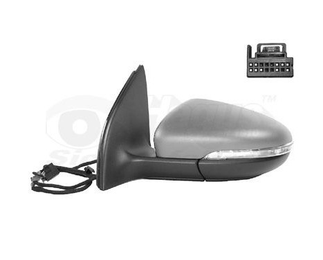 Vänster elektrisk ytterbackspegel Primer, Uppvärmd, Asf. 6-polig 5863817 Hagus, bild 2