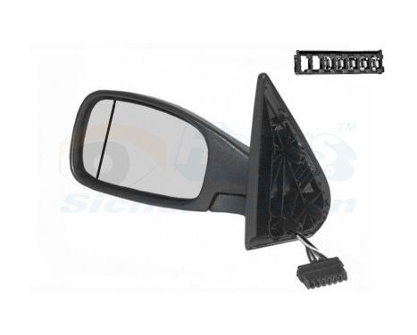 Vänster elektrisk ytterspegel PRIMER Asfärisk UPPVÄRMD 4036817 Hagus, bild 3